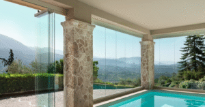 Vetrate panoramiche ad impacchettamento