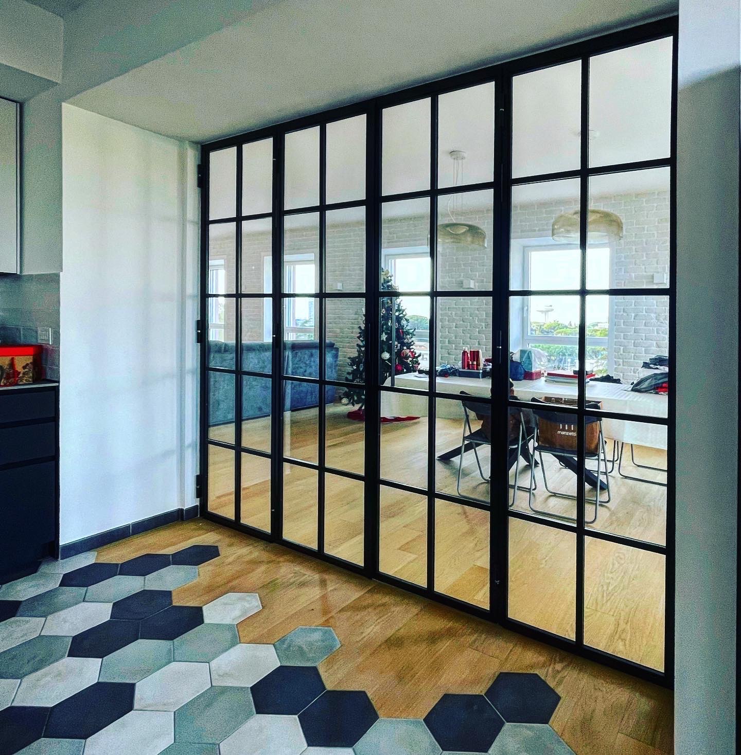 1 – Porta Stile Indusriale a 4 ante 3